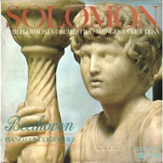 Solomon, Philharmonia Orchestra / Menges & Cluytens - Beethoven – Piano Concertos 1 & 2 (Vinyl, LP, Mono)