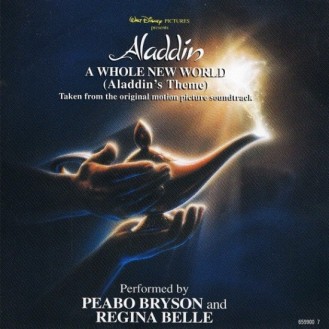 Peabo Bryson And Regina Belle – A Whole New World (Aladdin's Theme) (Vinyl, 7