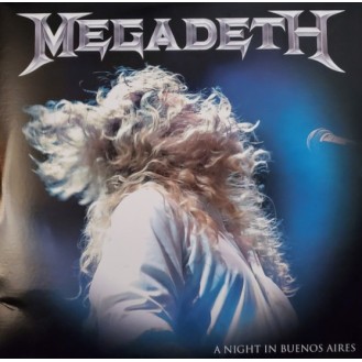 Megadeth – A Night In Buenos Aires (3 x Vinyl, LP, Limited Edition, Stereo, Blue)