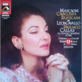 Mascagni, Leoncavallo, Callas, Di Stefano, Panerai, Gobbi, Orchestra E Coro Del Teatro Alla Scala Di Milano, Serafin ‎– Cavalleria Rusticana / Pagliacci (2 × Vinyl, LP, Remastered, Mono)