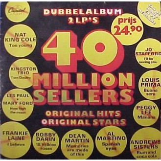 Various - 40 Million Sellers (2 × Vinyl, LP, Compilation, Stereo, Gatefold)