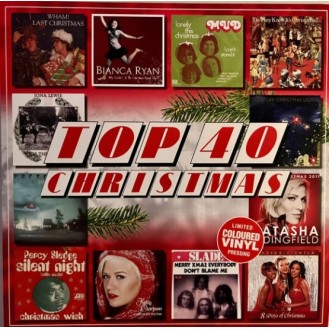 Various – Top 40 Christmas (Vinyl, LP, Compilation, Limited Edition, Red)