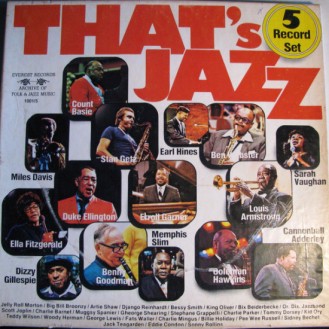 Various – That's Jazz (5 x Vinyl, LP, Compilation, Mono Box Set)