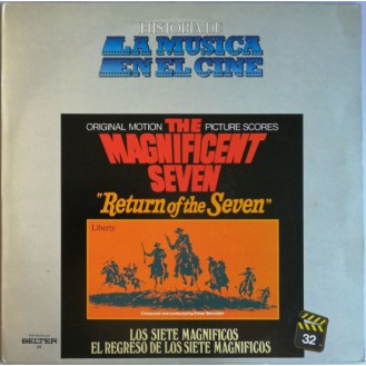 Elmer Bernstein – Los Siete Magnificos • El Regreso De Los Siete Magnificos (The Magnificent Seven • Return Of The Seven - Original Motion Picture Scores) (Vinyl, LP, Reissue)