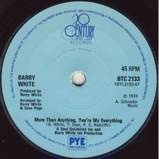 Barry White – You're The First, The Last, My Everything (Vinyl, 7