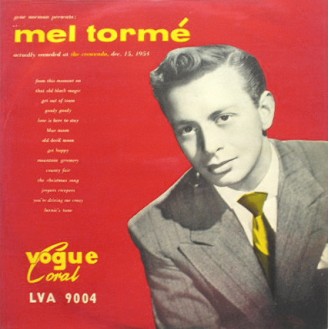 Gene Norman Presents Mel Tormé – At The Crescendo (Vinyl, LP, Album, Mono)