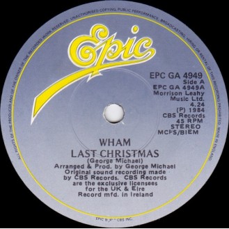 Wham ‎– Last Christmas / Everything She Wants (Vinyl, 7