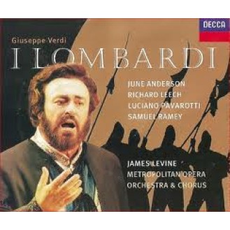 Giuseppe Verdi : June Anderson, Richard Leech, Luciano Pavarotti, Samuel Ramey, James Levine, Metropolitan Opera Orchestra* & Chorus* ‎– I Lombardi (2 x CD)